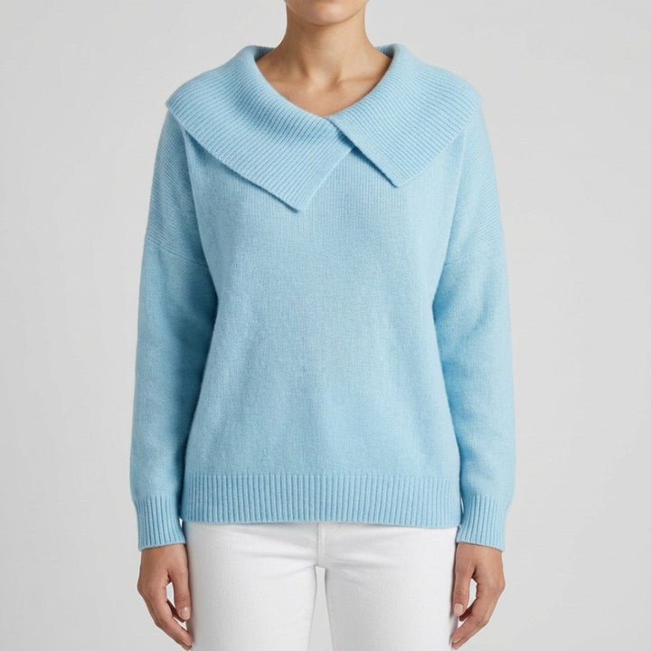 Pulover Călduros cu Guler Amplu