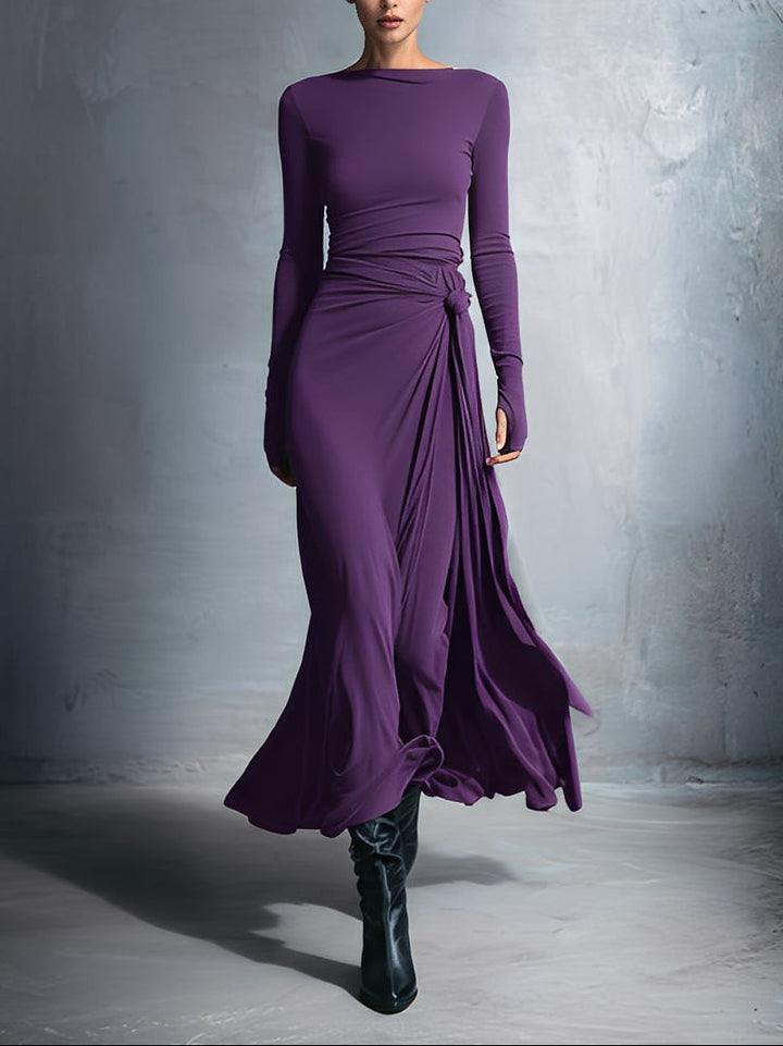 Ilinca | Maxi dress with side knot
