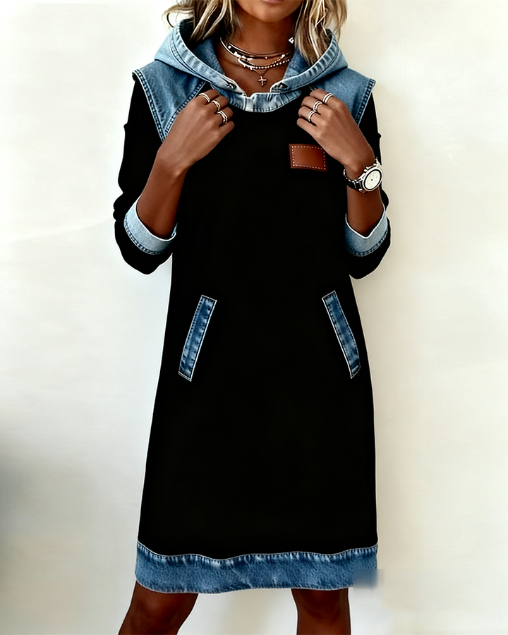 Adelina - Rochie din denim pentru zi