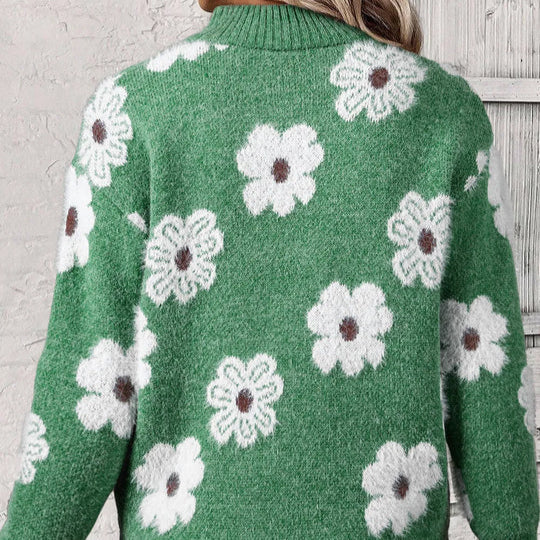 BLOOM | Pulover cu guler zip
