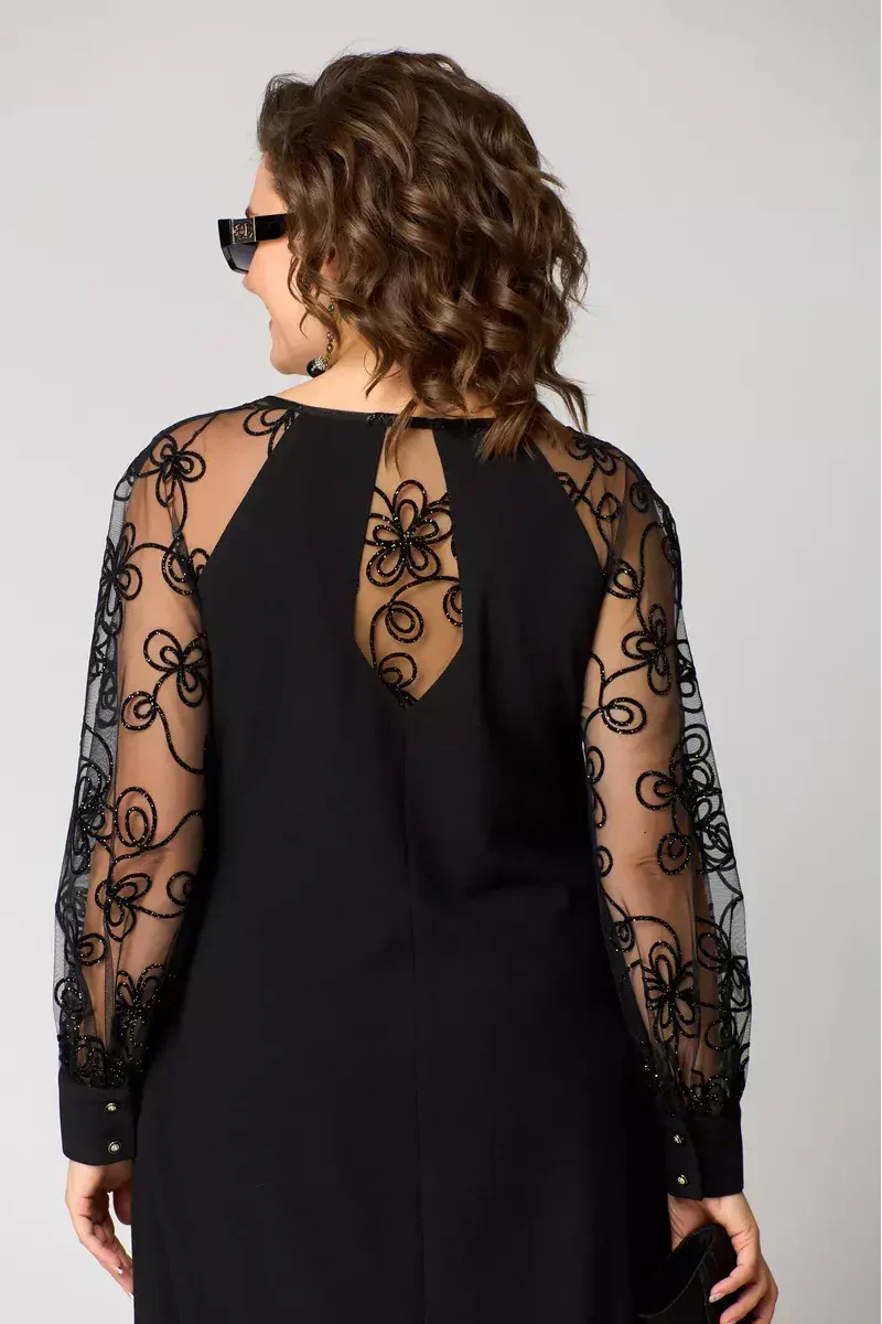 Iulia Dress | Black Elegance & Lace