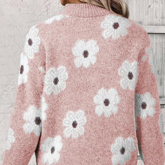 BLOOM | Pulover cu guler zip
