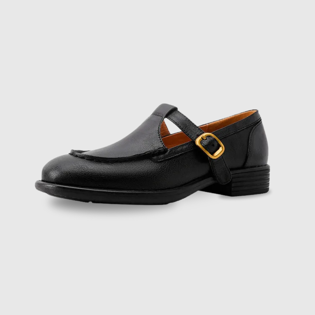Andreea | Pantofi din Piele cu Stil Retro