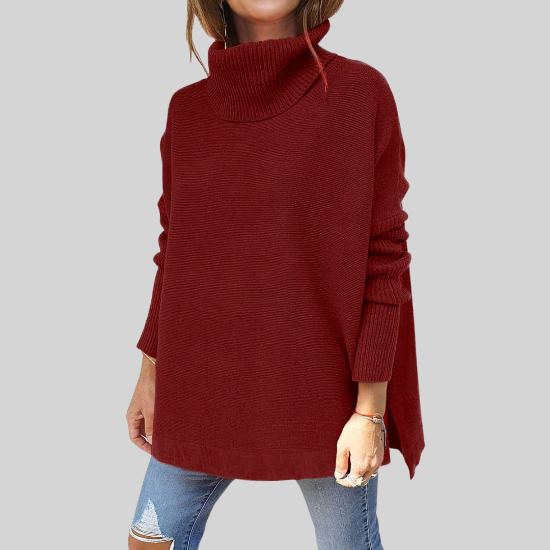 ANNELISE I Oversized high-neck sweater