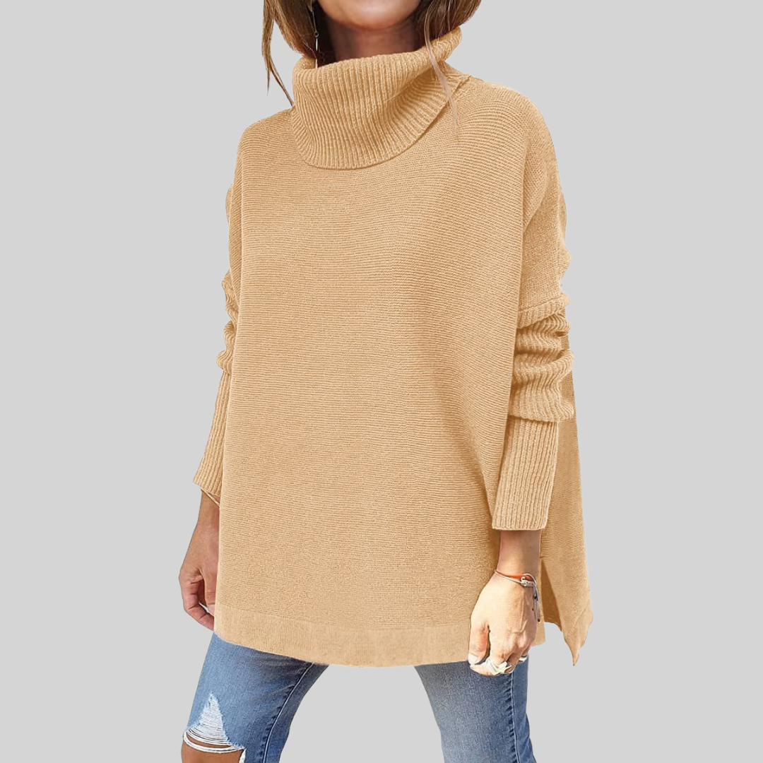 ANNELISE I Oversized high-neck sweater