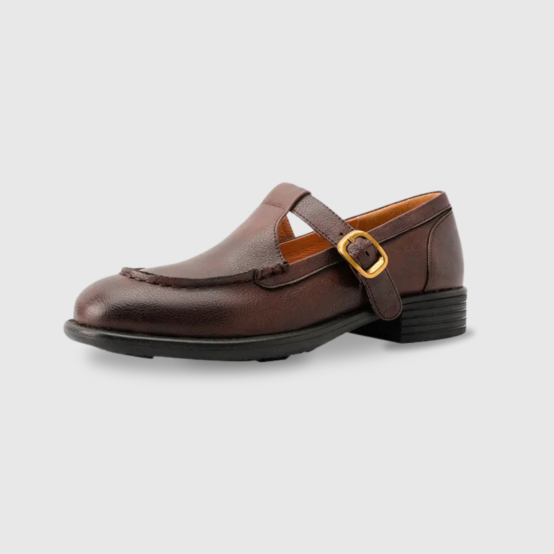 Andreea | Pantofi din Piele cu Stil Retro