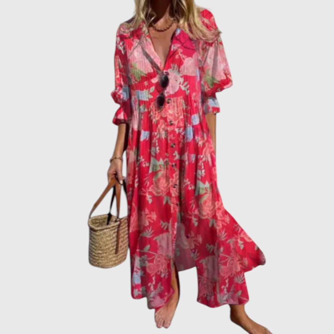 Maria - Rochie Maxi Bloom Boldly