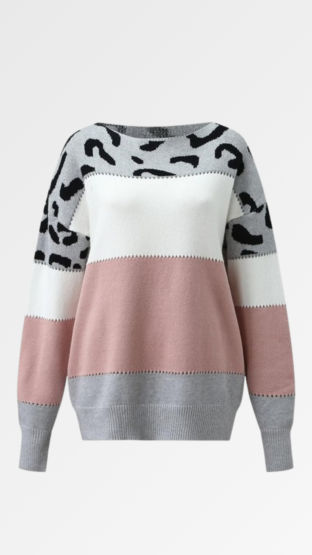 Camelia - Elegant leopard print sweater