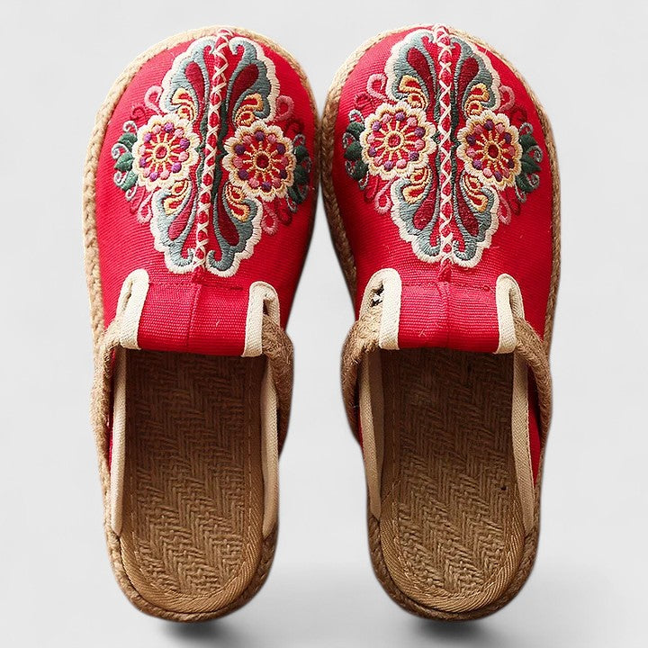 Marousse | Muli florale confortabile, realizate manual