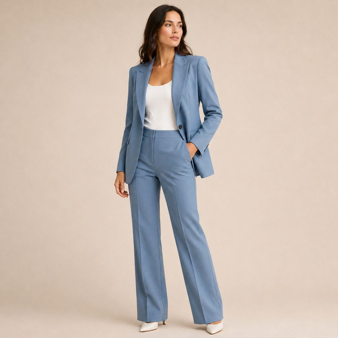 Vanessa™ | Compleu elegant cu pantaloni evazați