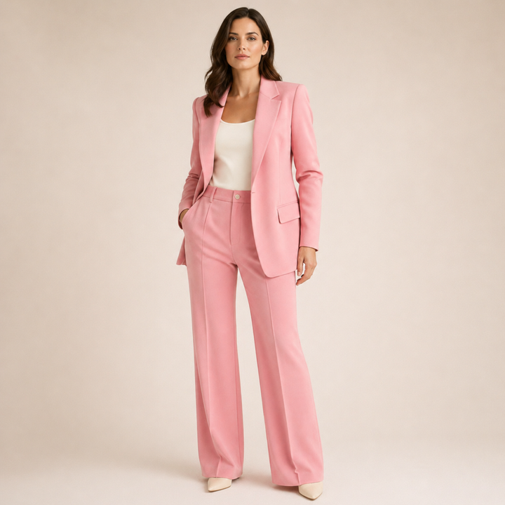 Vanessa™ | Compleu elegant cu pantaloni evazați