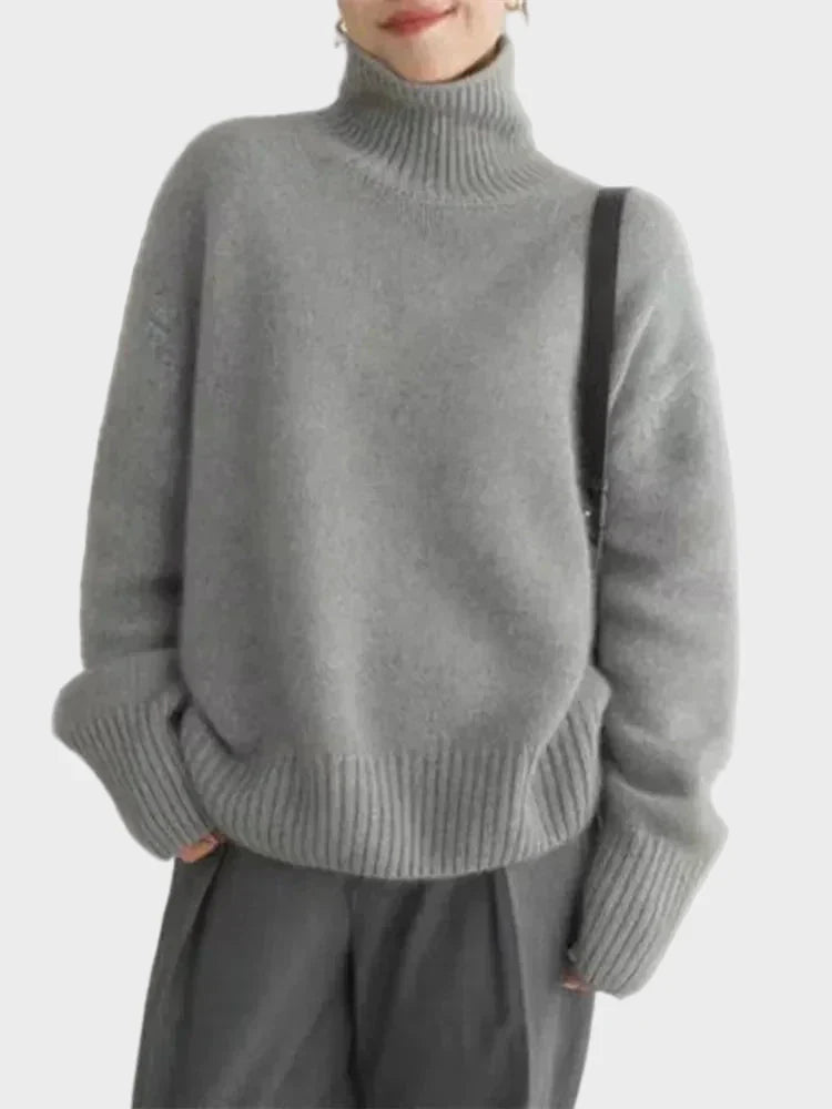 Diana - High Neck Knitted Sweater