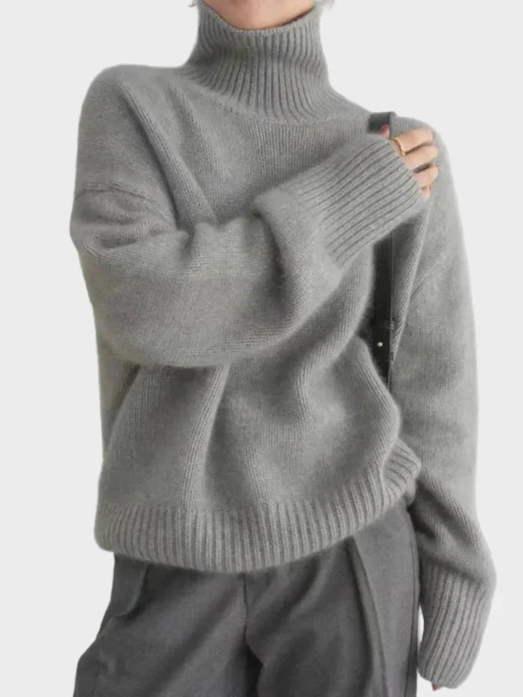 Diana - High Neck Knitted Sweater