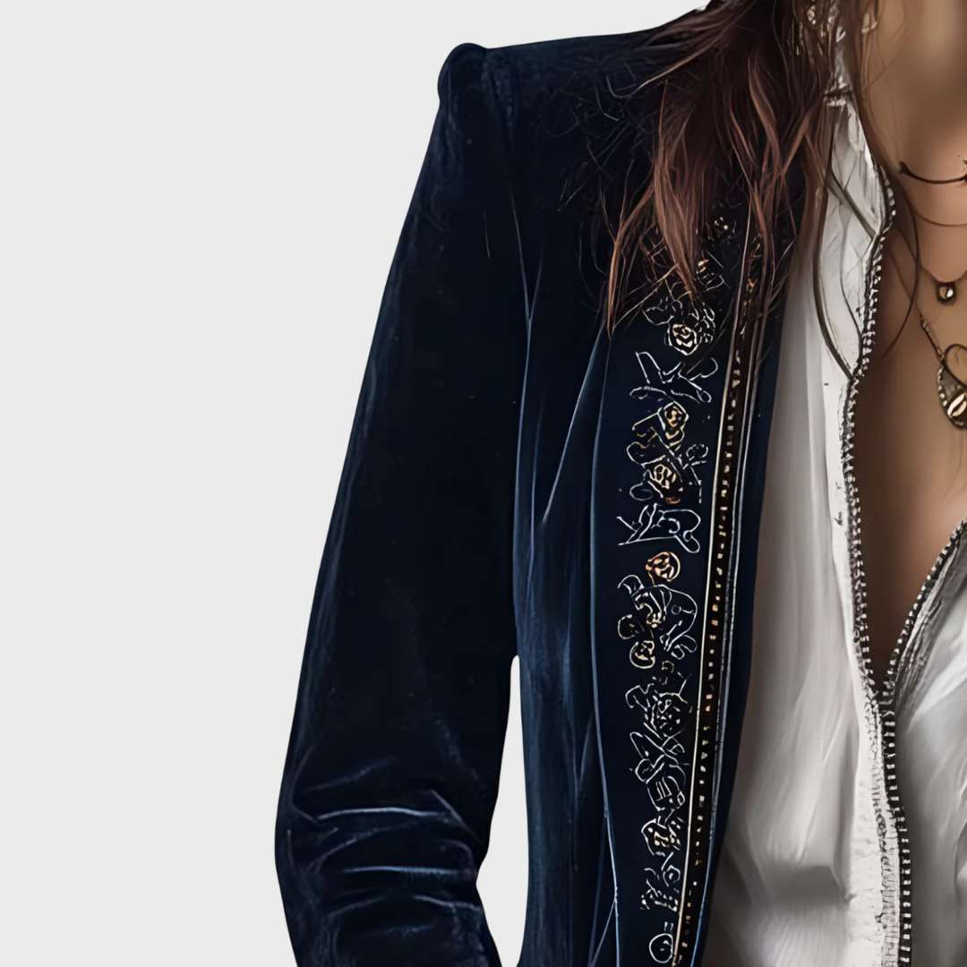 Delia | Sacou elegant din catifea