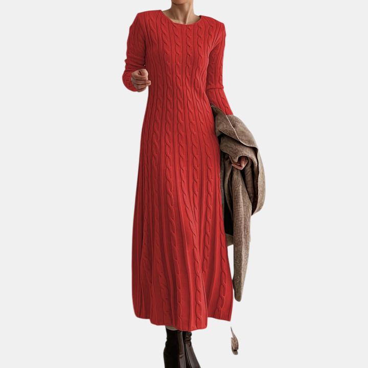 Cătălina | Rochie Elegantă Tricotată