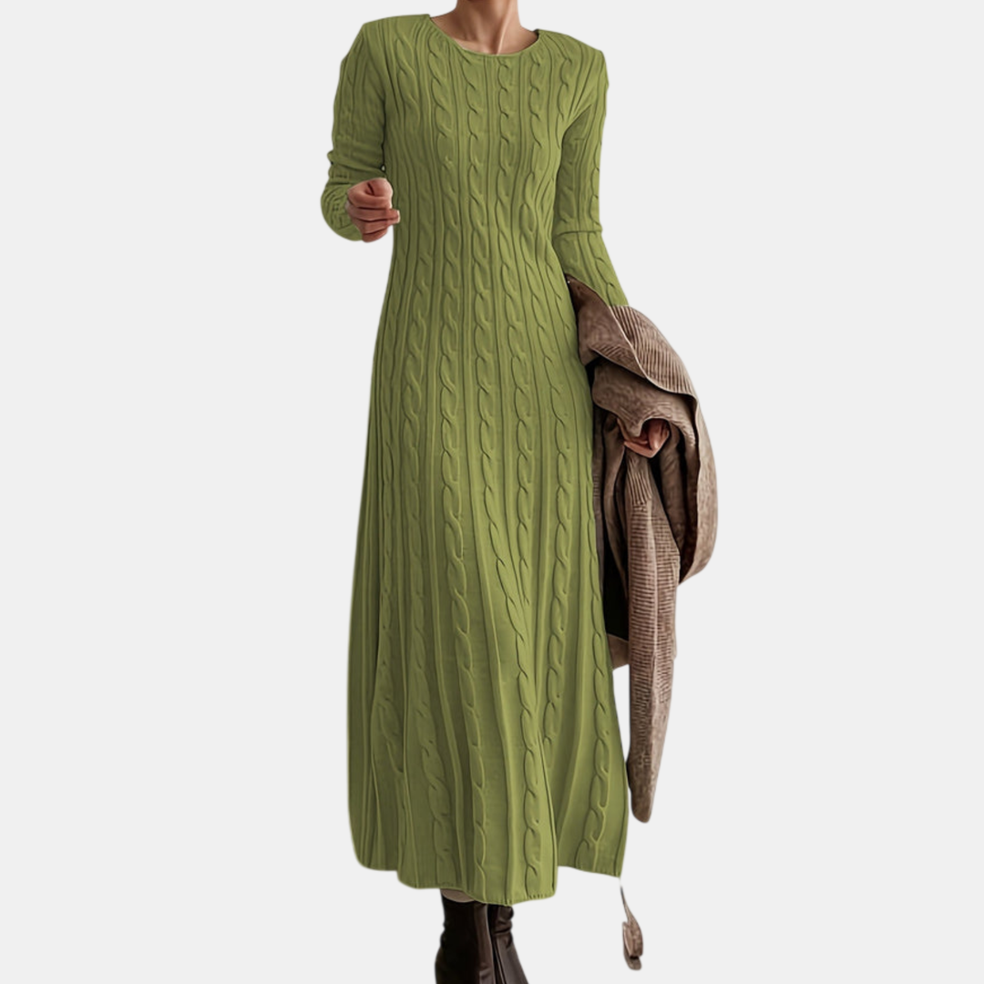 Cătălina | Rochie Elegantă Tricotată
