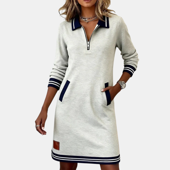 Oana | Rochie cu Mâneci Lungi Chic