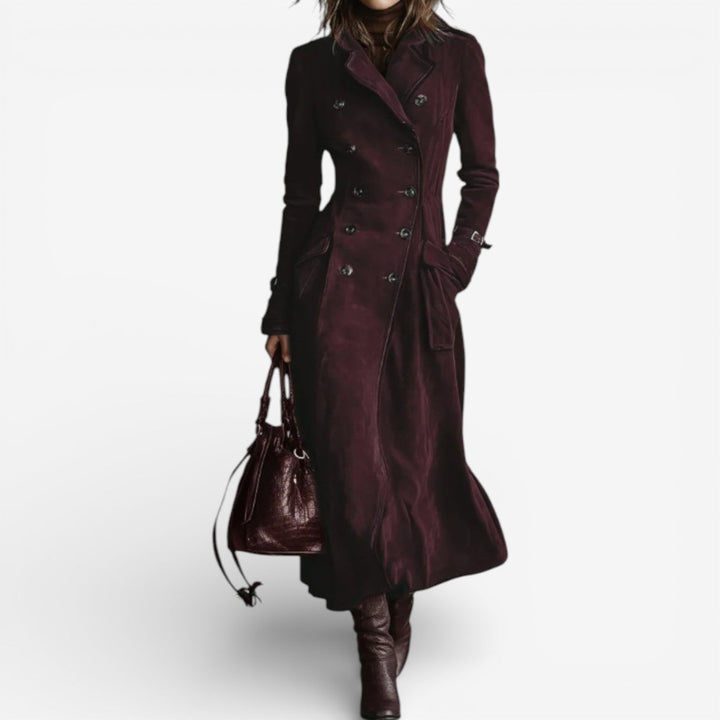 Andreea | Trench din piele întoarsă