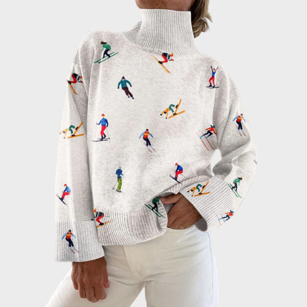 Daisy | Chic High-Neck Sweater
