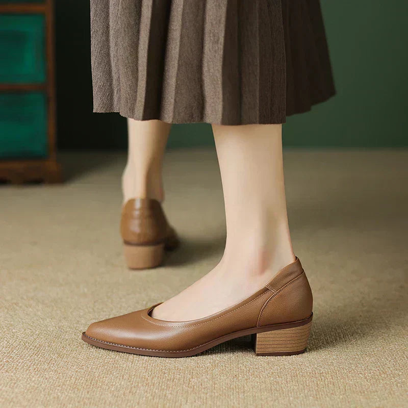 Alexandra | Pantofi Eleganți cu Toc Mediu