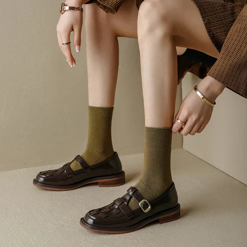 Gabriela | Pantofi de balet retro în stil vintage