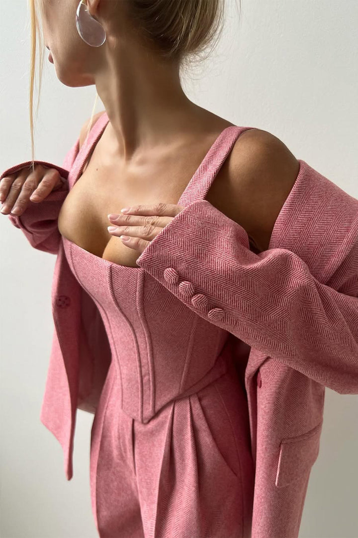 Grace | Three-Piece Double-Breasted Suit Set