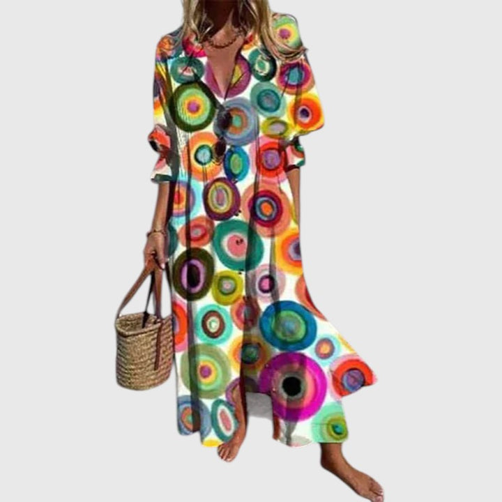 Maria - Rochie Maxi Bloom Boldly