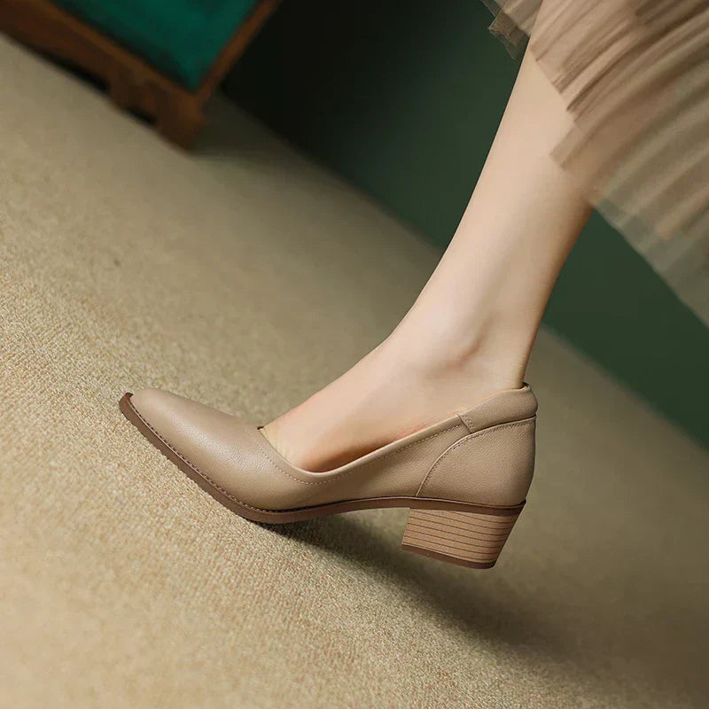 Alexandra | Pantofi Eleganți cu Toc Mediu