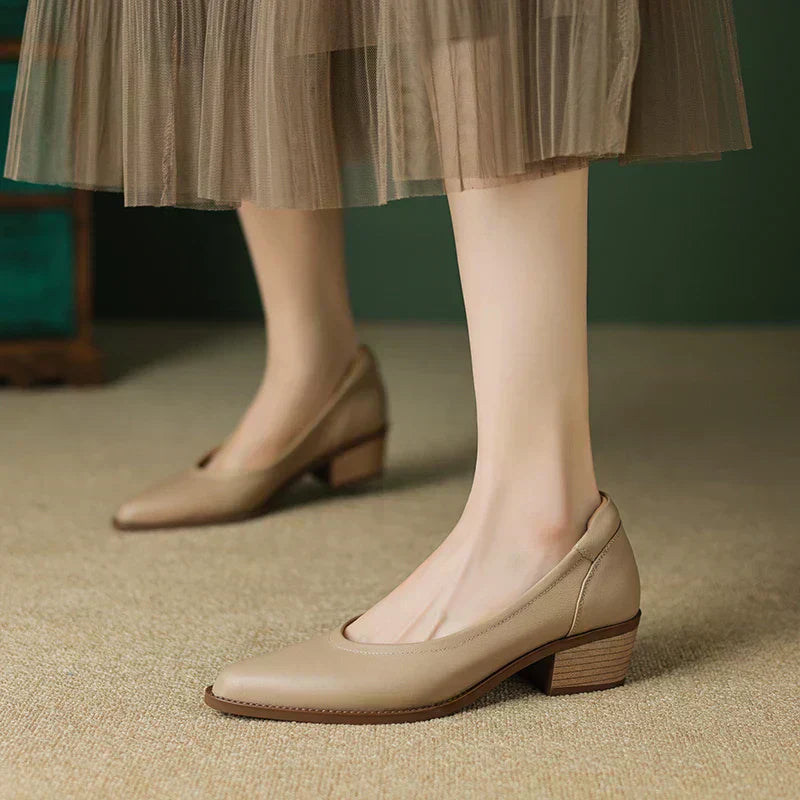 Alexandra | Pantofi Eleganți cu Toc Mediu