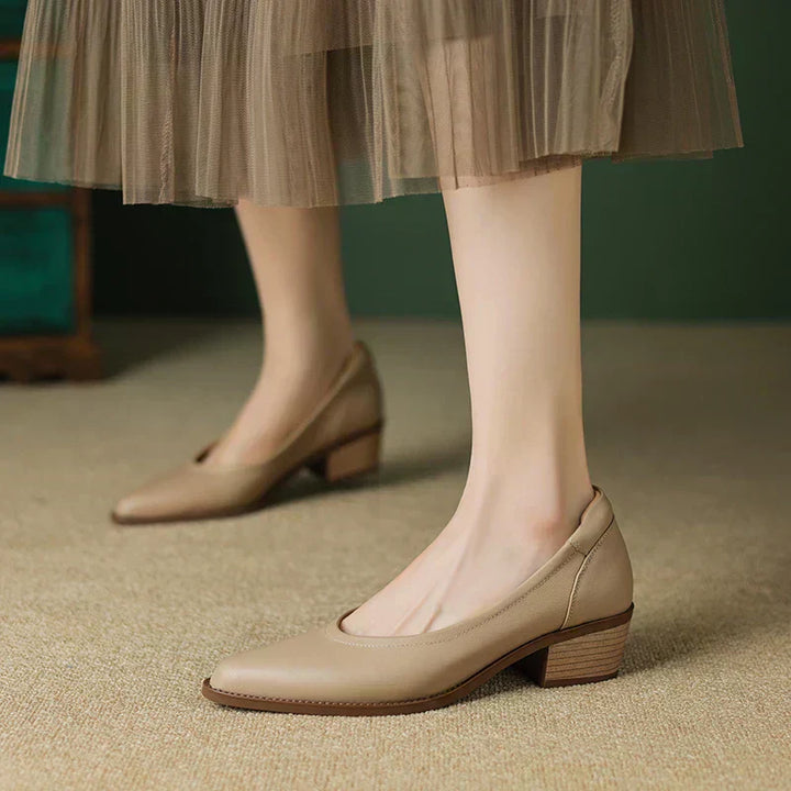 Alexandra | Pantofi Eleganți cu Toc Mediu