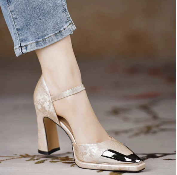 Antonia | Pantofi Eleganți Mary Jane din Piele