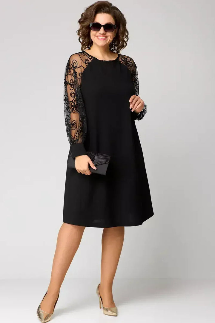 Iulia Dress | Black Elegance & Lace