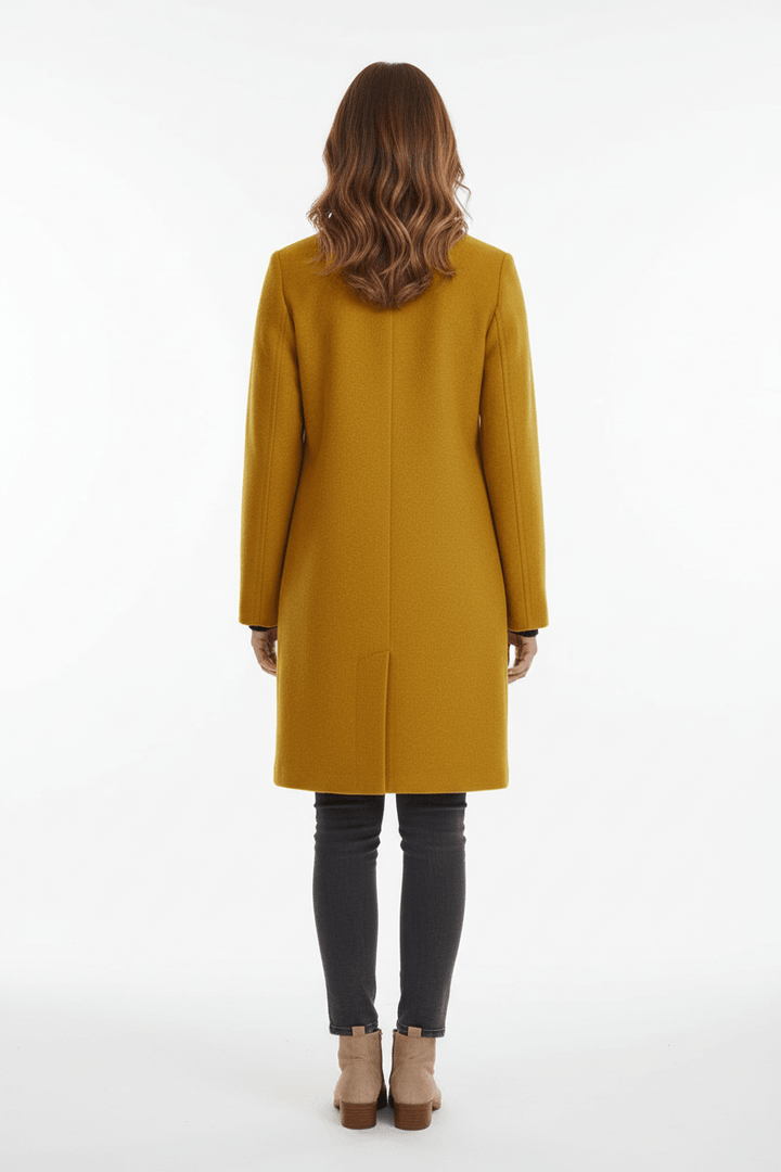 Anastasia - Coat with stand-up collar and pockets