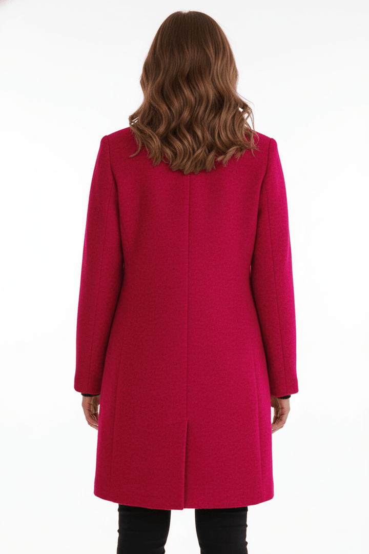 Anastasia - Coat with stand-up collar and pockets