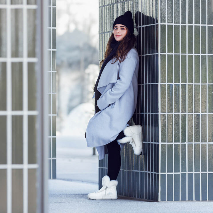 Gianina | Botine Elegante Învelite Crystal