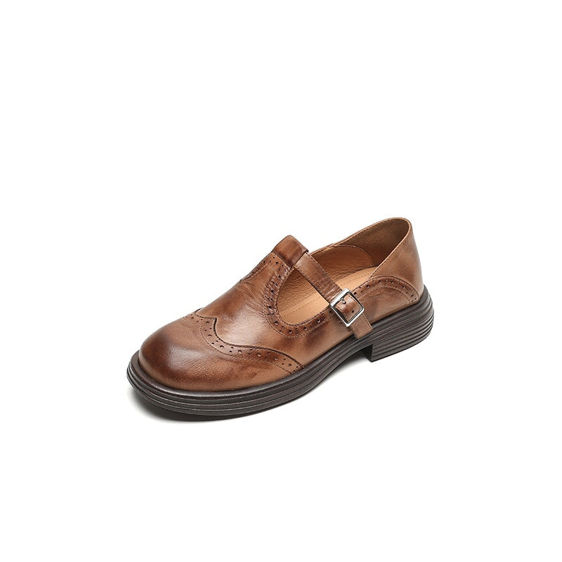 Roxana | Pantofi Eleganți Din Piele Mary Jane pentru Zilele Zilei