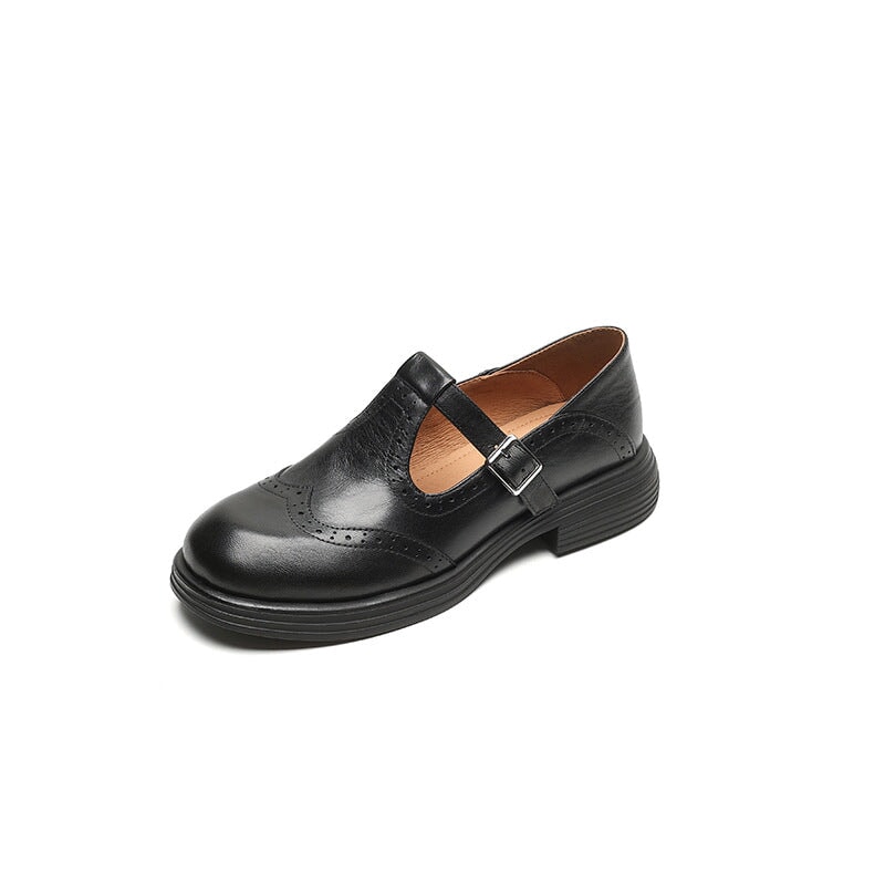 Roxana | Pantofi Eleganți Din Piele Mary Jane pentru Zilele Zilei