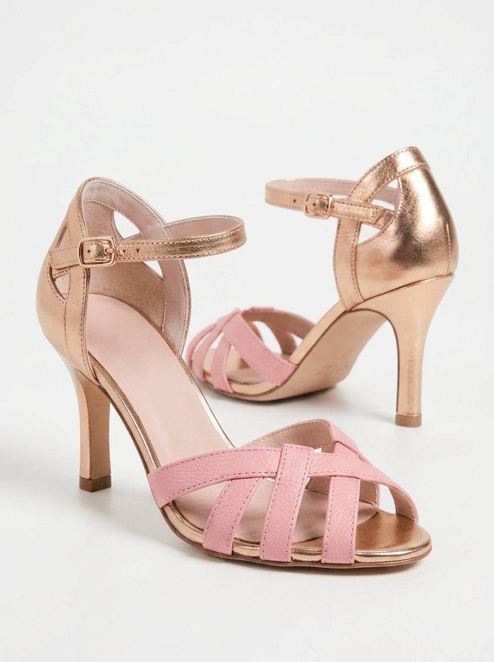 Marina - Sandale cu toc înalt și vârfuri descoperite