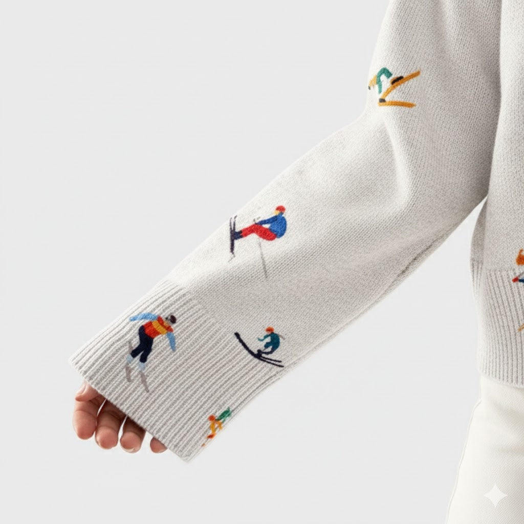 Daisy | Chic High-Neck Sweater