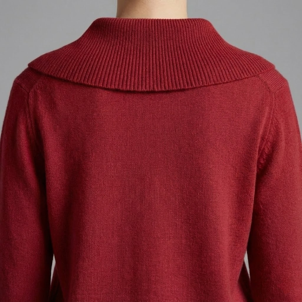 Pulover Călduros cu Guler Amplu