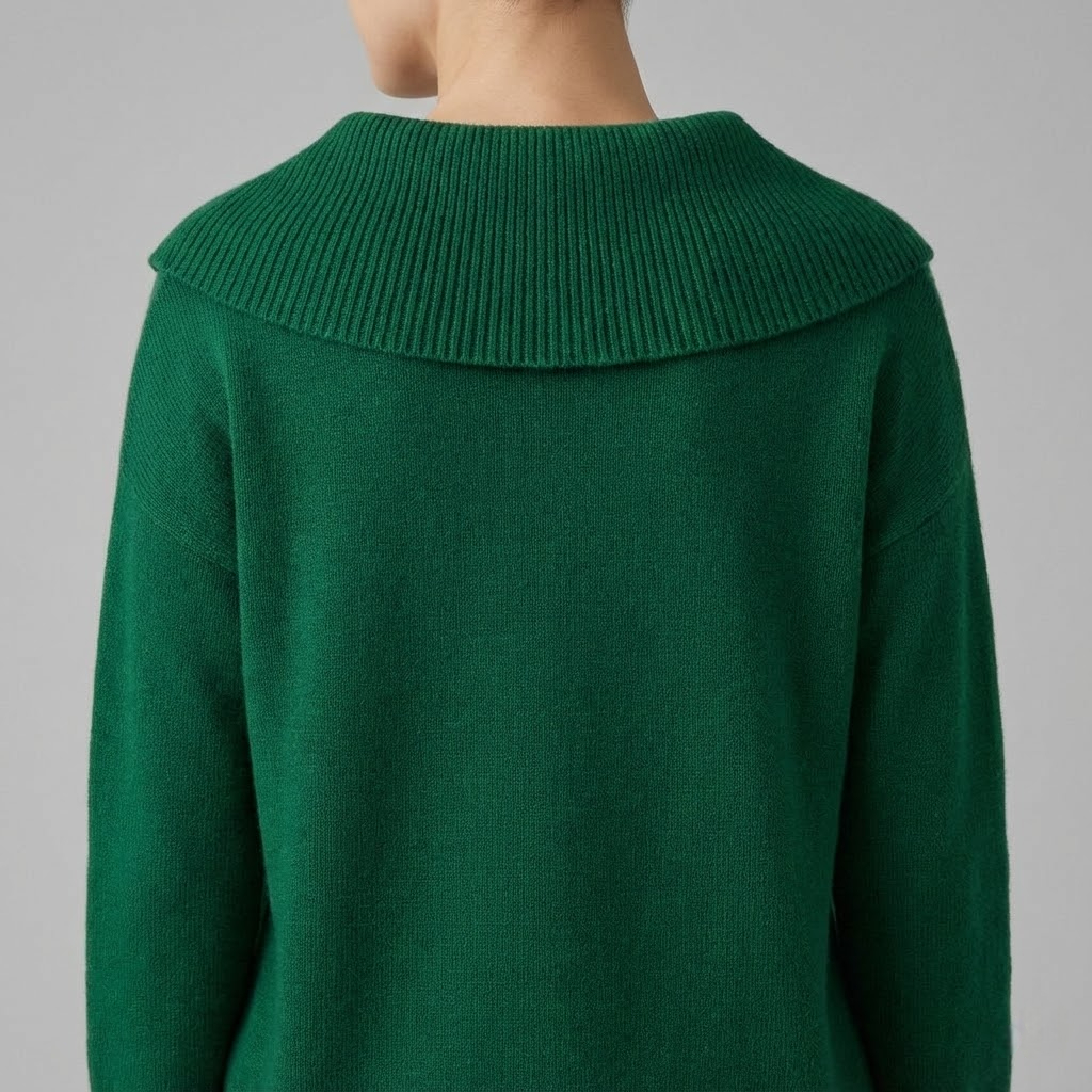 Pulover Călduros cu Guler Amplu