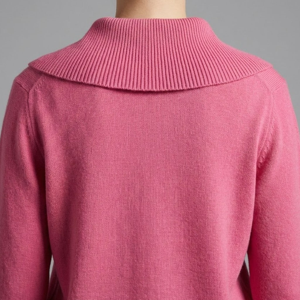 Pulover Călduros cu Guler Amplu