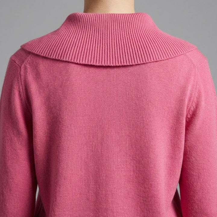 Pulover Călduros cu Guler Amplu